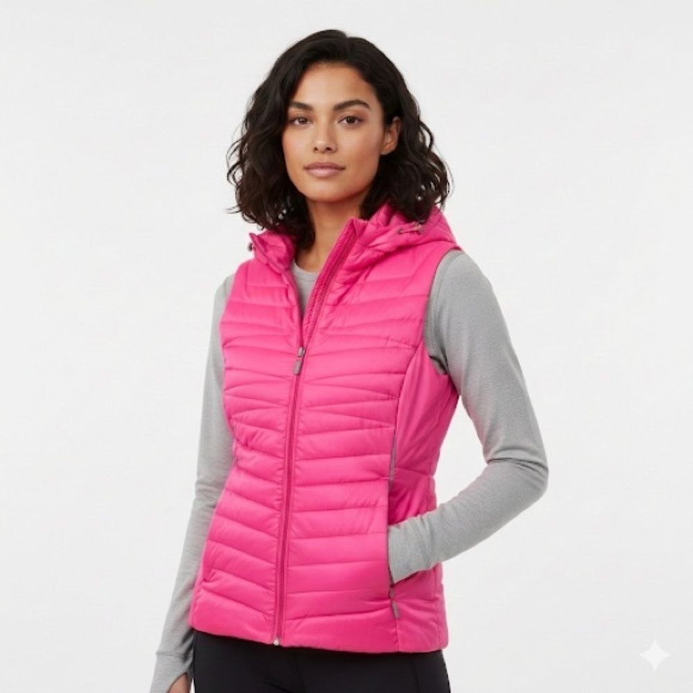 Spyder down vest hot pink size M